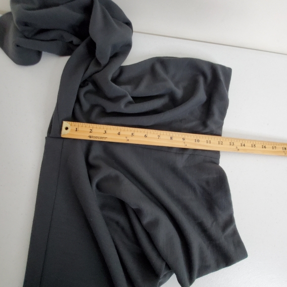 Eileen Fisher Wool Blend Hi-Rise Pants Size L Gray Stretch Pull-on Career - Picture 7 of 13